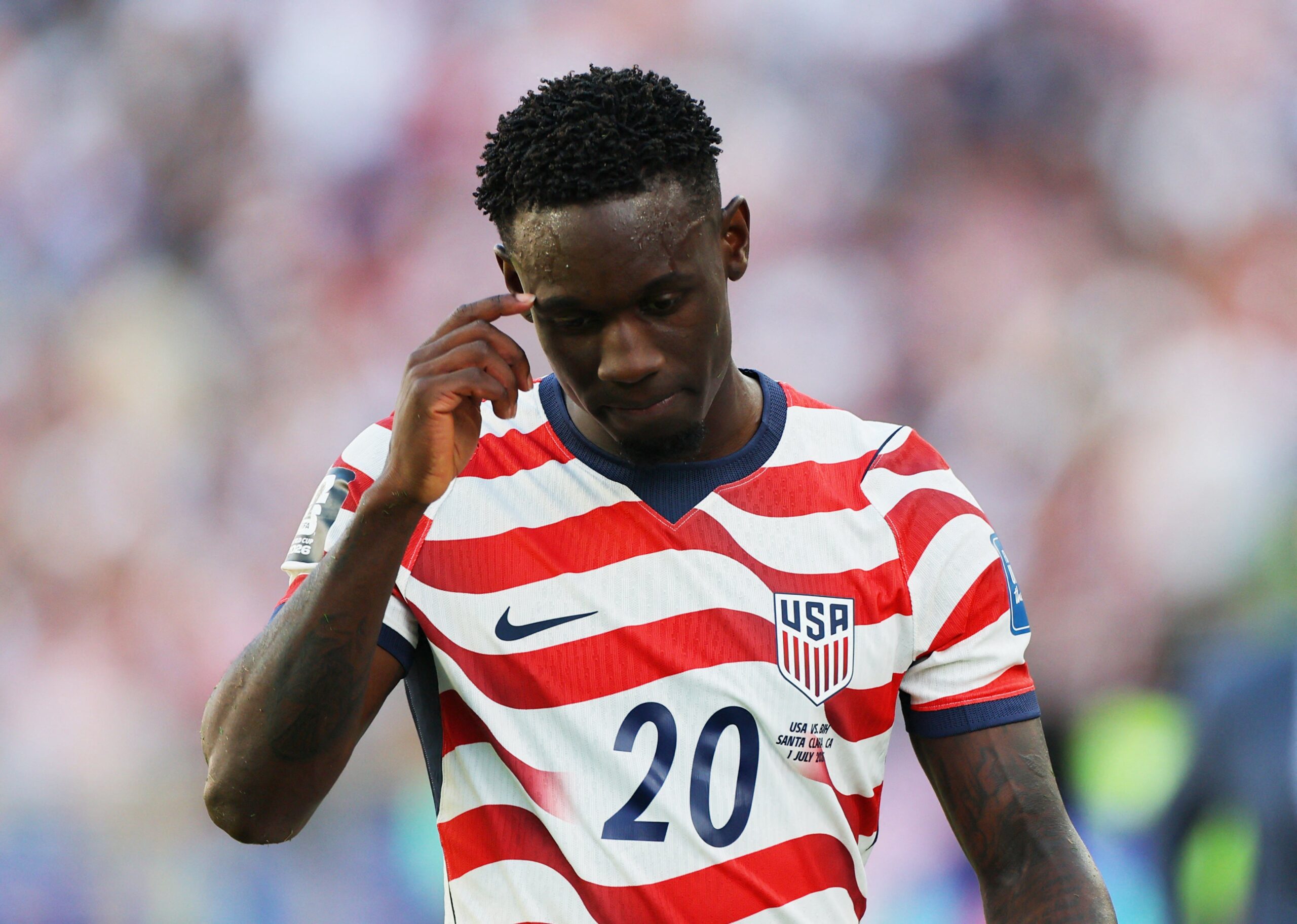 Balogun: Red Card, USA, Soccer, World Cup, Pulisic, USMNT, Tillman